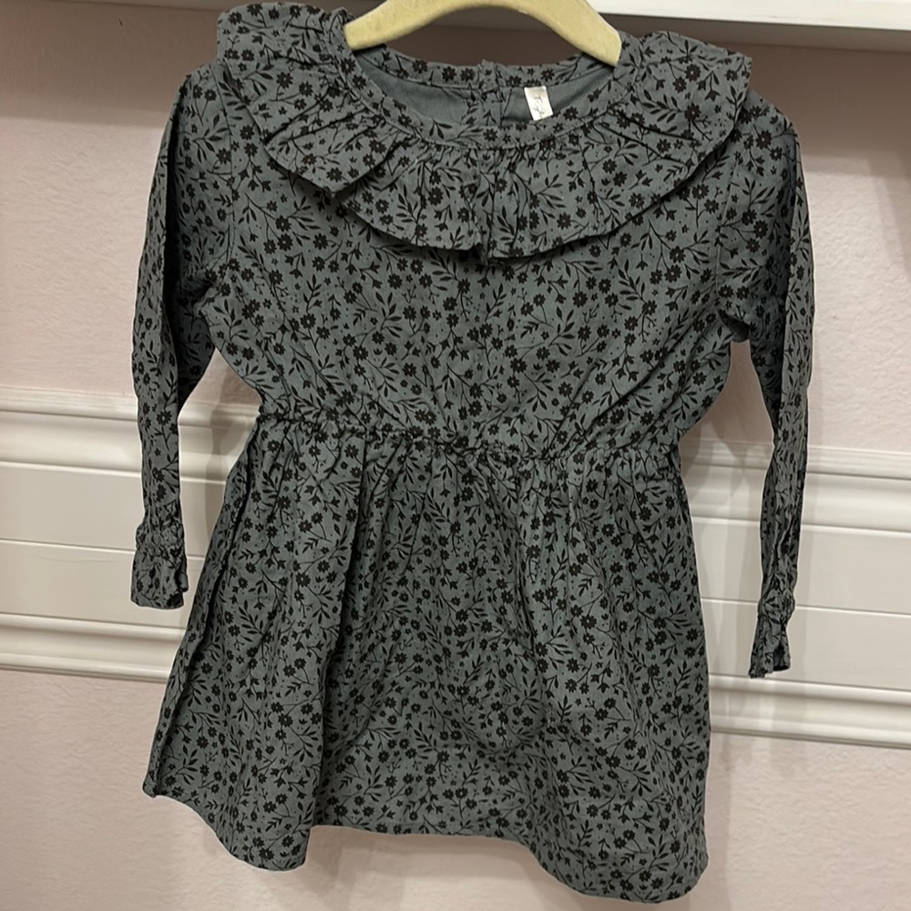 Rylee and Cru ruffled collar dress 18-24 mo NWT